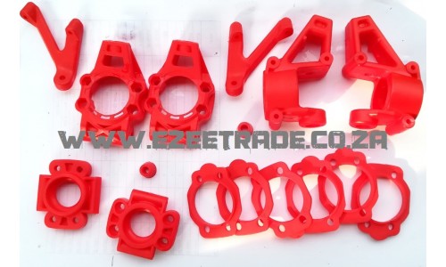 Nylon Hub Carrier Set - RED | Rovan Sports